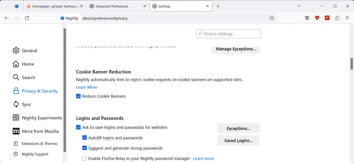 firefox cookie banner reduction