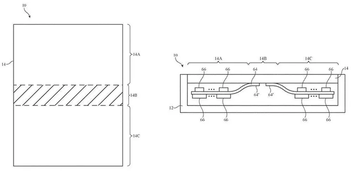 folding iphone patent
