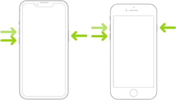 force restart iphone for stuck in preparing update