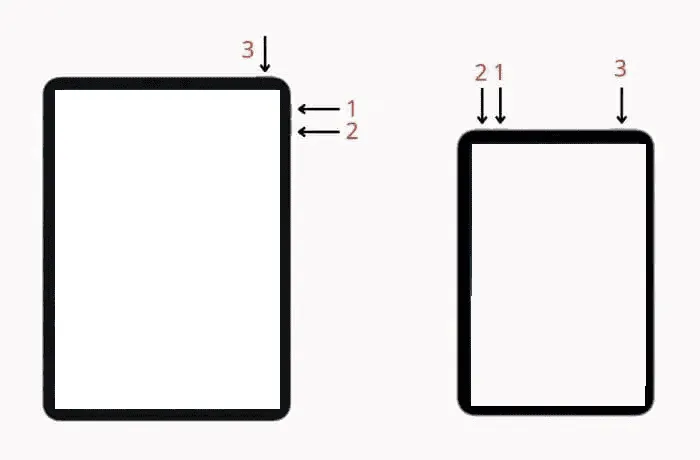 force restart the ipad