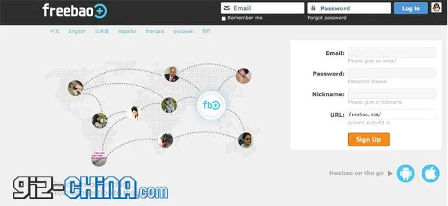 freebao chinese facebook clone