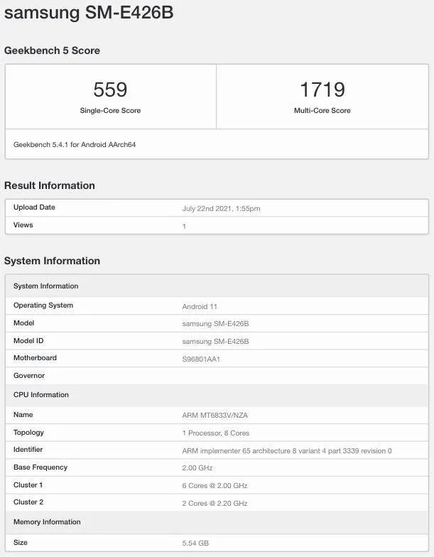 galaxy a22 5g22