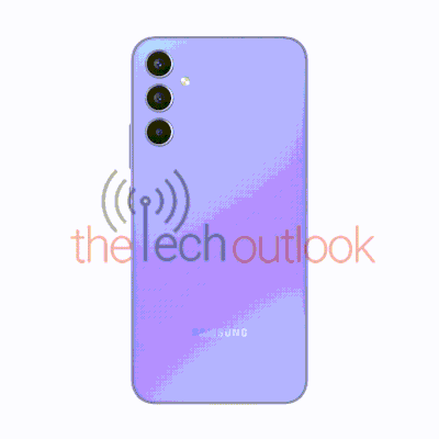 galaxy a34 leak purple