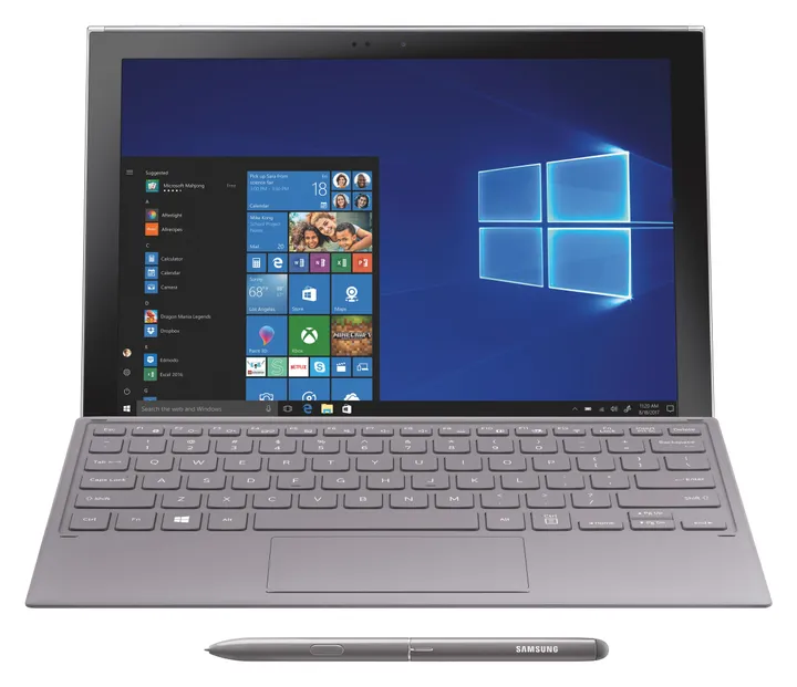 galaxy book 2 sv front keyboard up spen cmyk