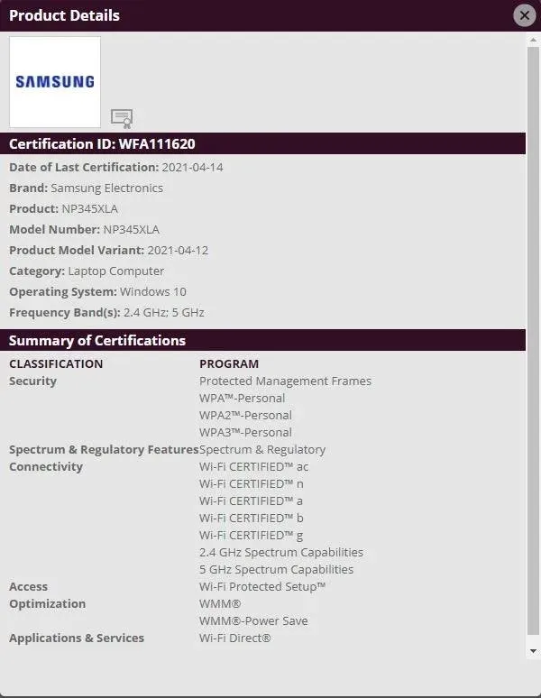 galaxy book go wfa 1