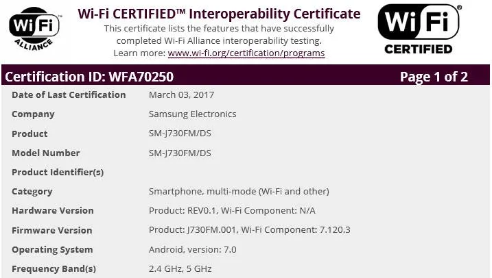 galaxy j7