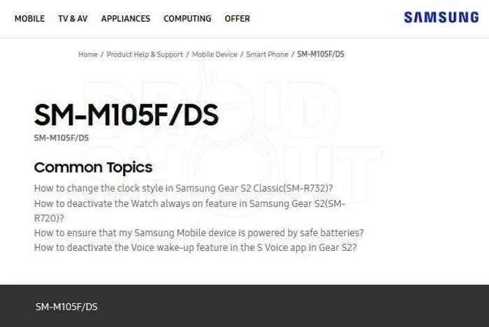 galaxy m10 support page 1
