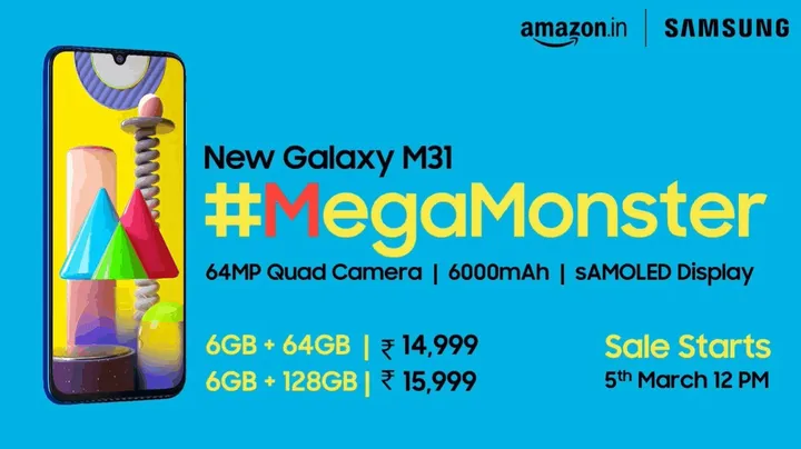 galaxy m31 precios