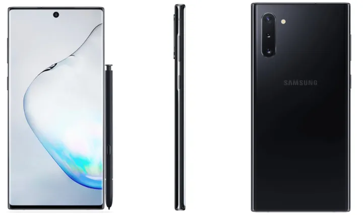 galaxy note 10 black leak