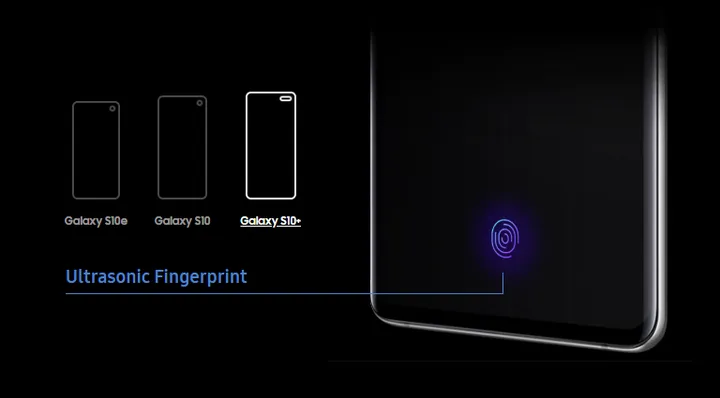 galaxy s10 ultrasonic fingerprint scanner