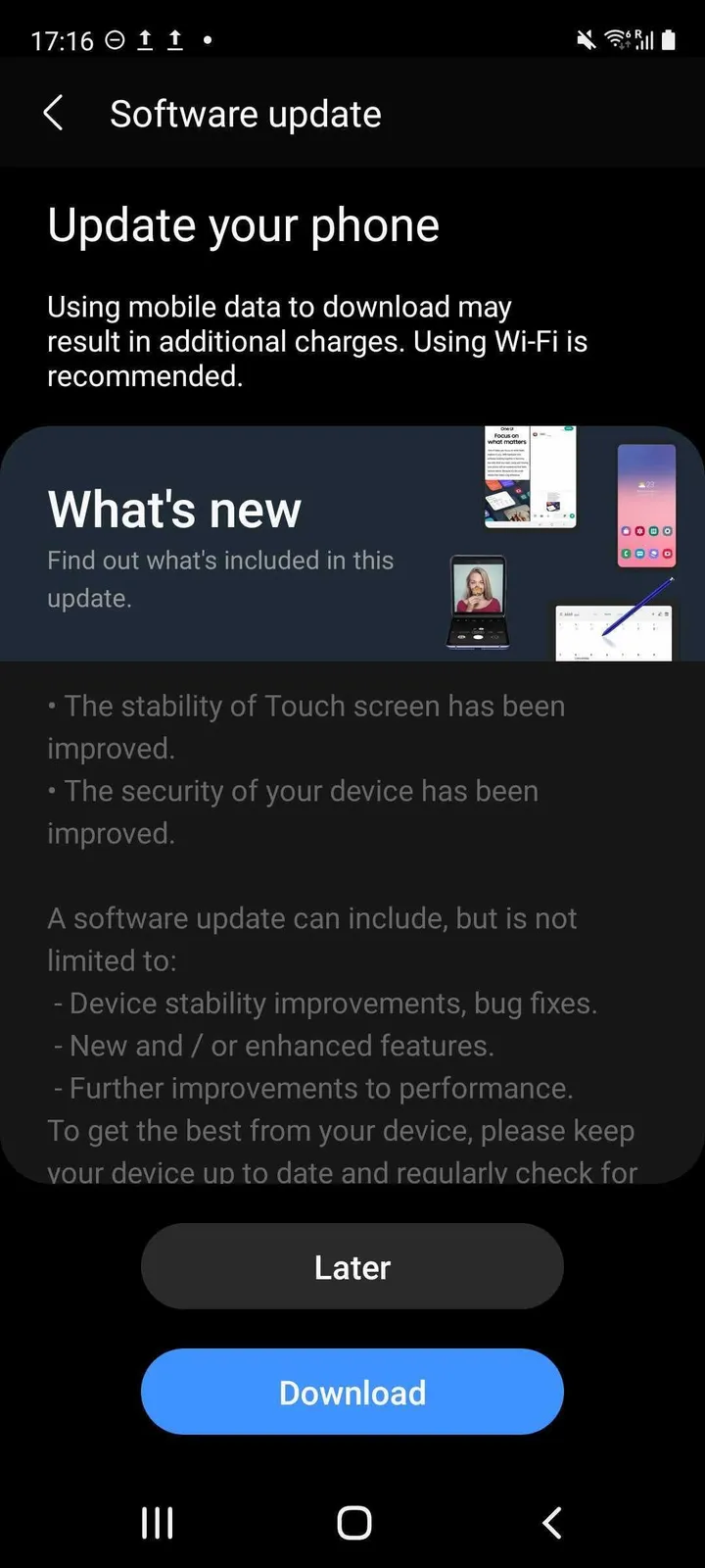 galaxy s20 fe 5g april changelog
