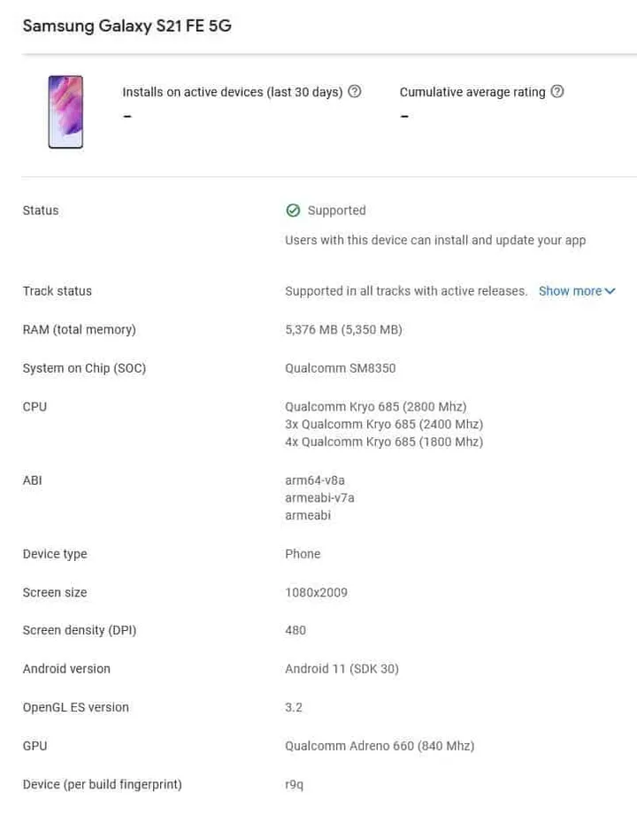 galaxy s21 fe 5g