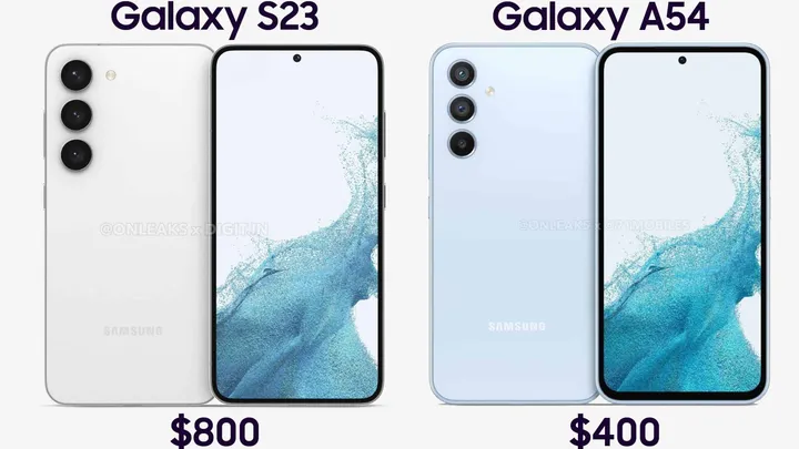 galaxy s23 vs galaxy a54 2