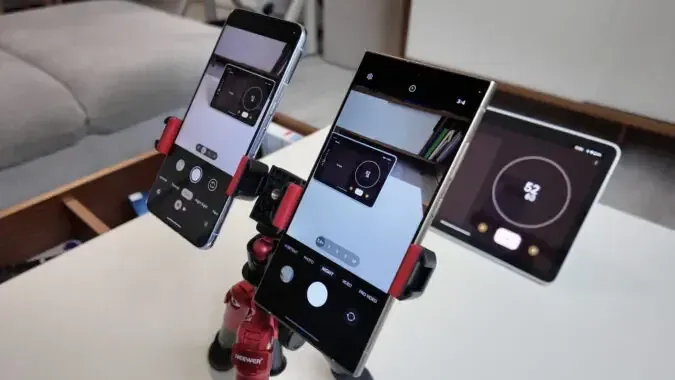 galaxy s24 ultra shutter lag test setup scaled 675w 380h