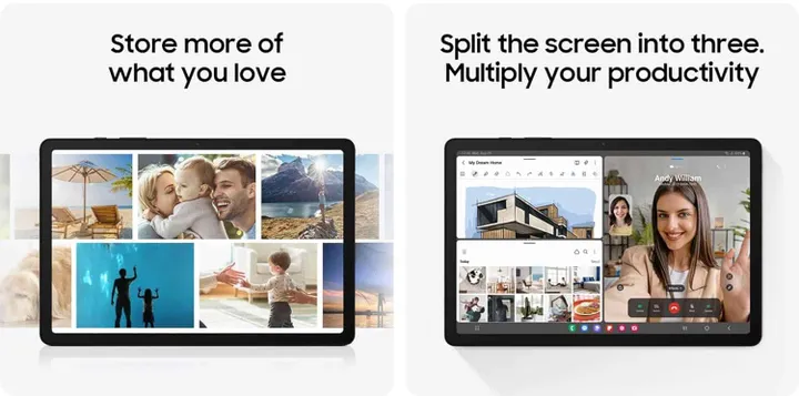galaxy tab a9 screen