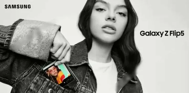 galaxy z flip 5 press render