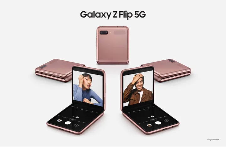 galaxy z flip 5g mystic bronze e1595437493174