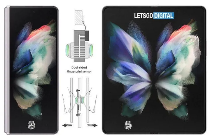 galaxy z fold 4 2 sided fingerprint sensor 1