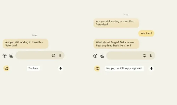 gboard smart replies on google pixel