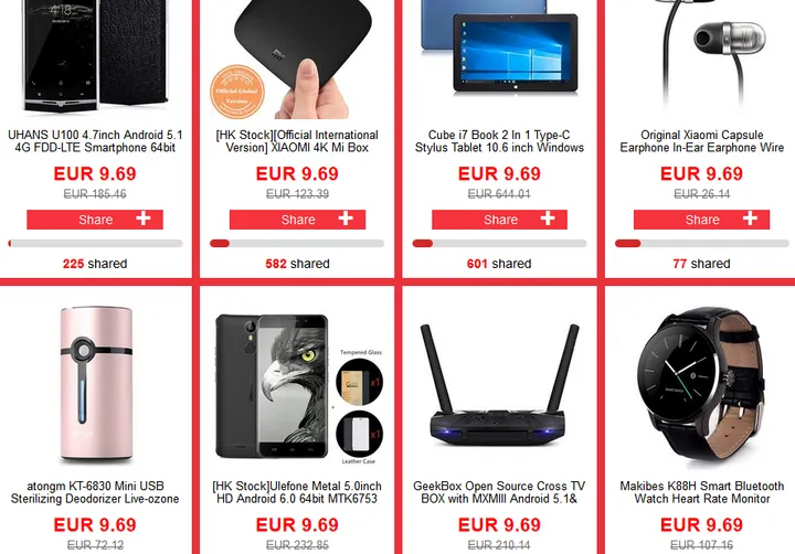 geekbuying fan sale devices