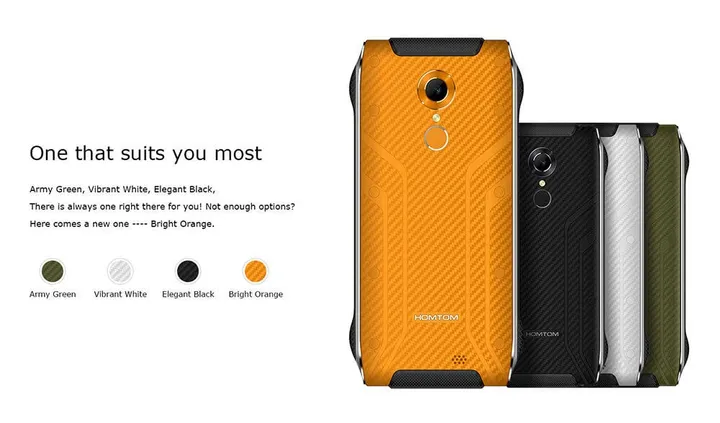 geekbuying homtom ht20 pro 3gb 32gb rugged phone black 400966