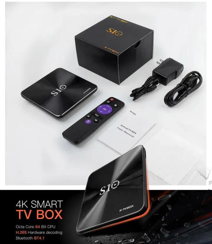 geekbuying r tv box s10 kod17 3 ddr4 3gb emmc 16gb tv box 419939