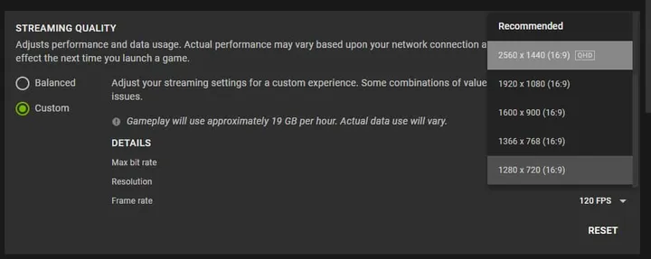 geforce now 1440p browser 1