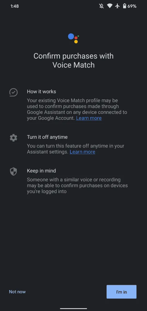 google assistant voice payments 2