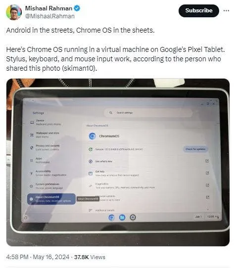 google chrome a