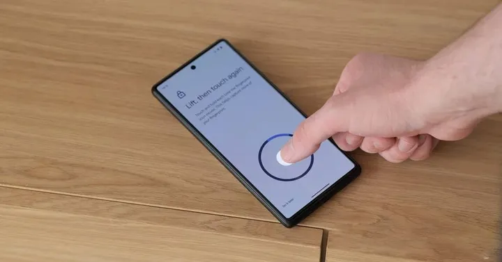 google pixel 7 fingerprint scanner