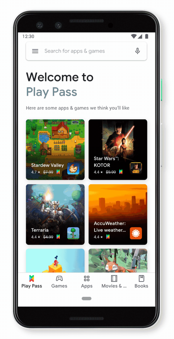 google play play pass