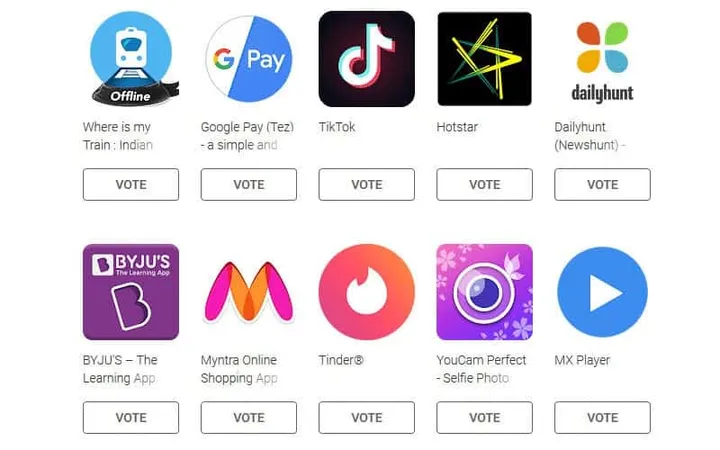 google play user awards
