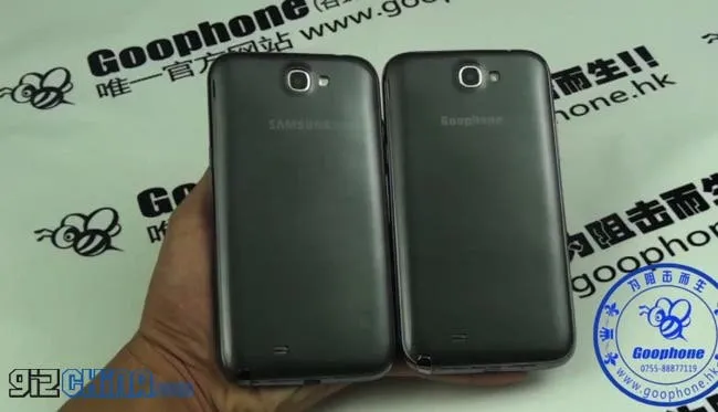 goophone n2 samsung galaxy note 2 clone side by side