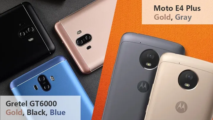 gretel gt6000 vs moto e4 plus colors