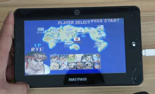 haipad android gaming tablet street fighter