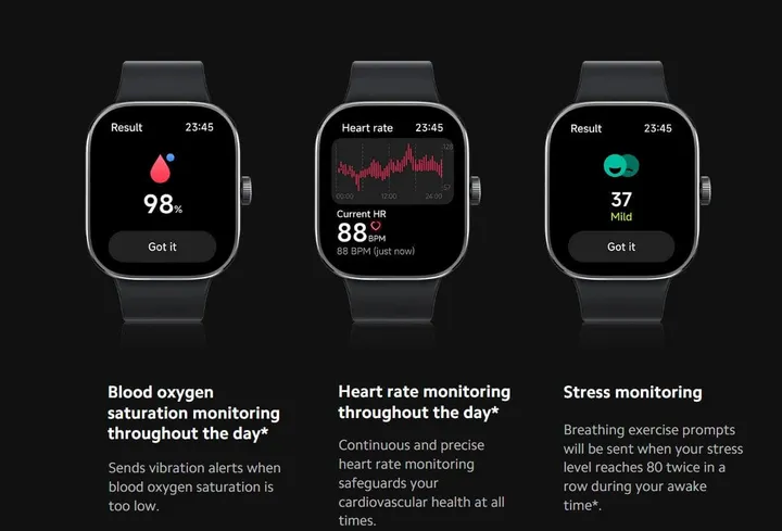 health tracking of watch 4