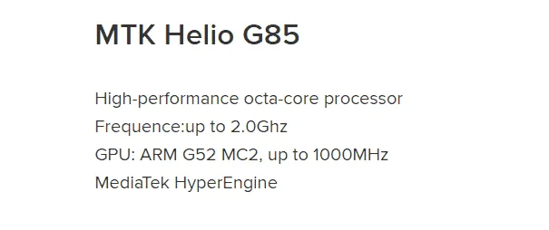 helio g85