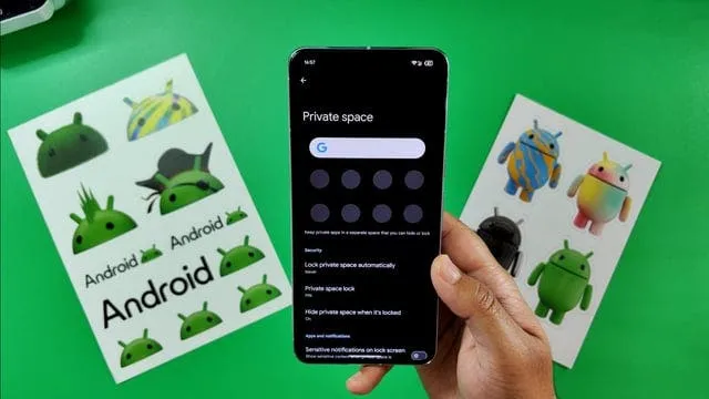 here is android 15s new private space in action with v0 6iu9qiefpymgdf1ecwkvch1ehxi6an9zswlzysakztk