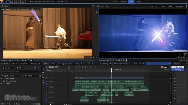 hitfilm express screenshot 01