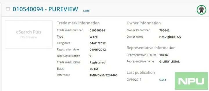 hmd global nokia pureview