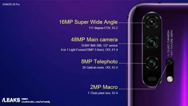 honor 20 pro