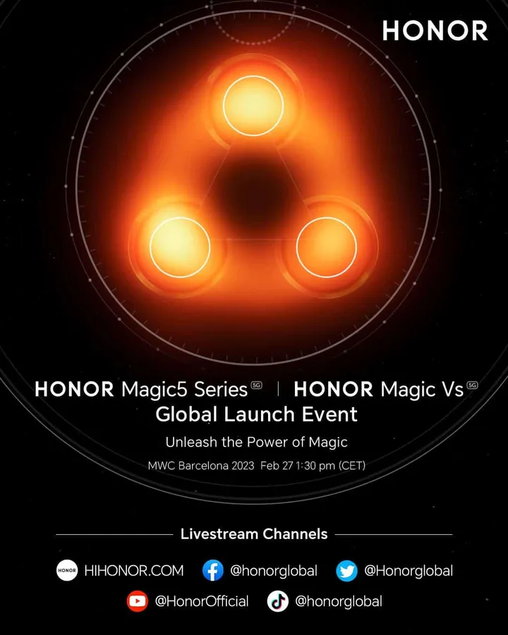 honor magic5 pro a