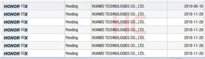 honor x series trademrks fut 2