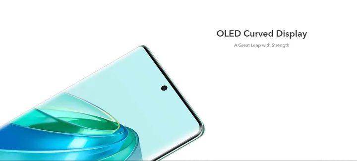 honor x9a curved screen