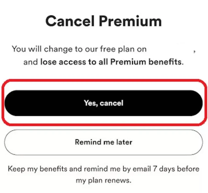 how to cancel spotify premium on mobile 5