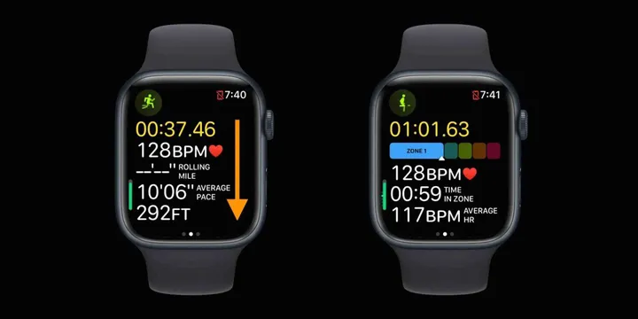 how to see your heart rate zones on apple watch during workout