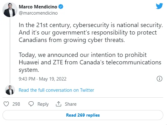 huawei ban