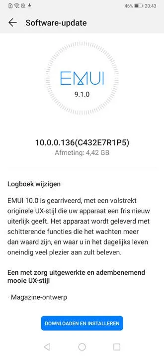 huawei mate 20 pro android 10 emui 10
