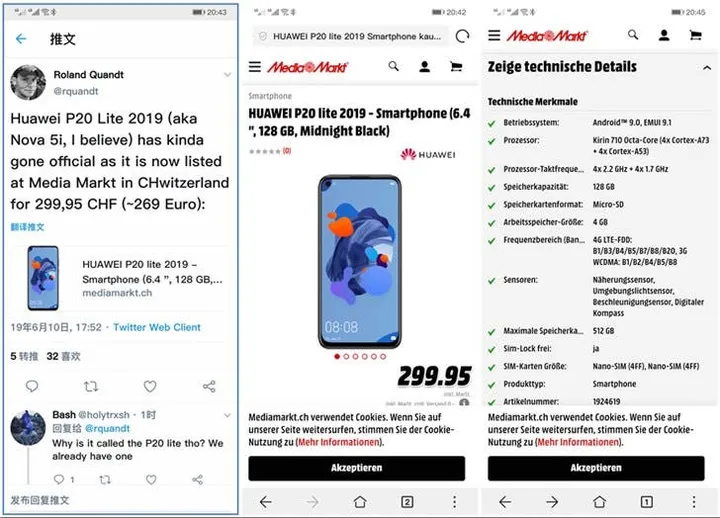 huawei nova 5i