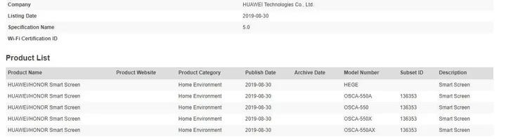 huawei smart screen
